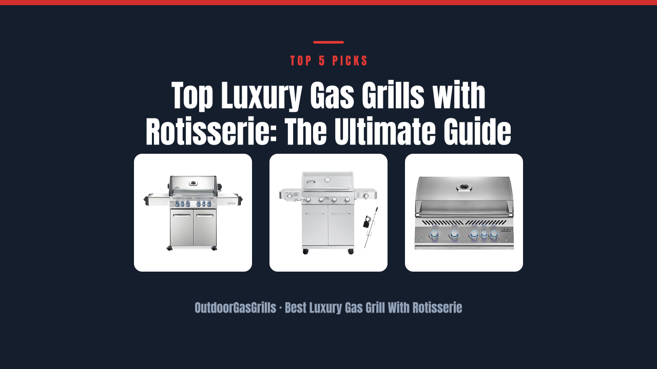 Top Luxury Gas Grills with Rotisserie: The Ultimate Guide