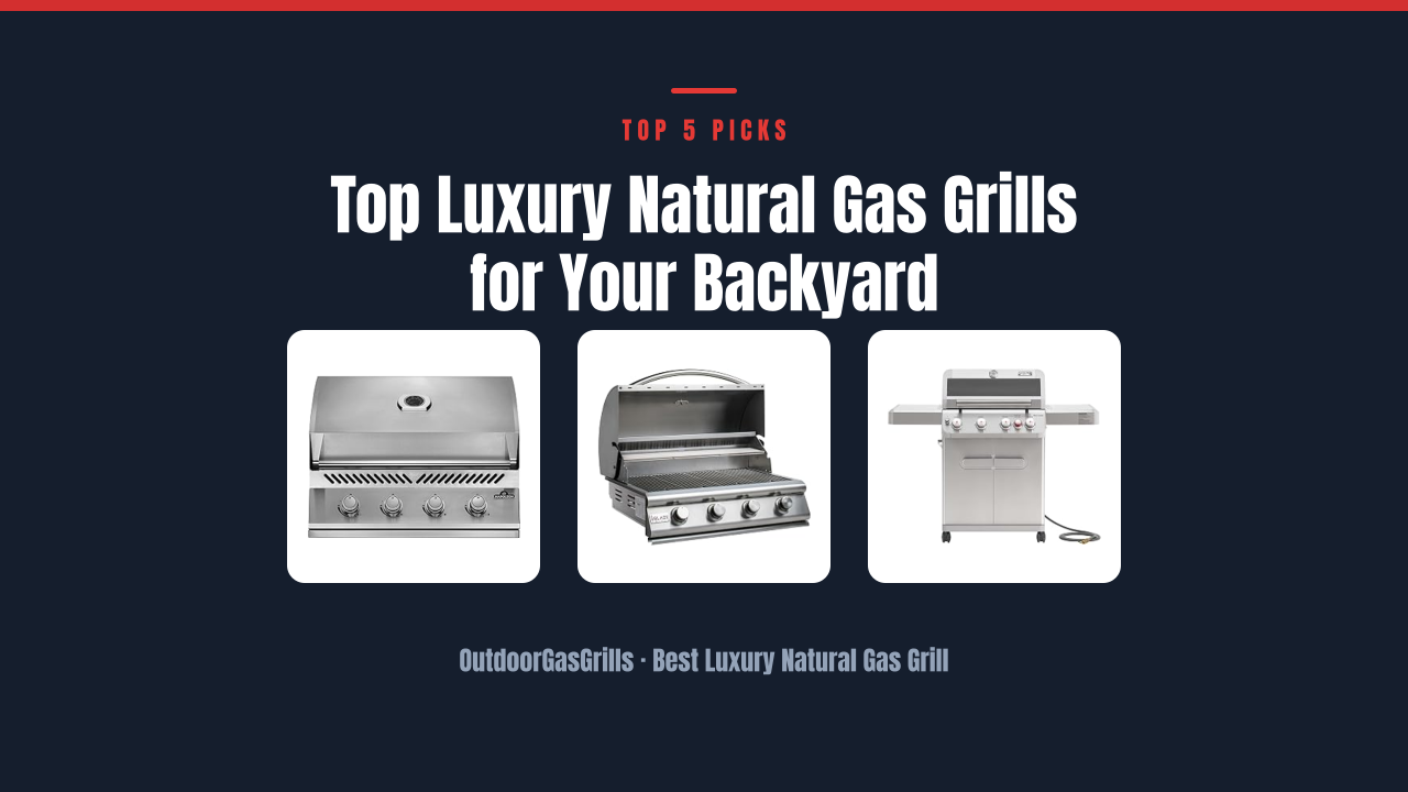 Top Luxury Natural Gas Grills for Your Backyard