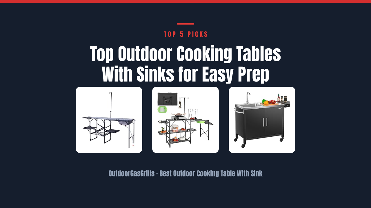 Top Outdoor Cooking Tables With Sinks for Easy Prep