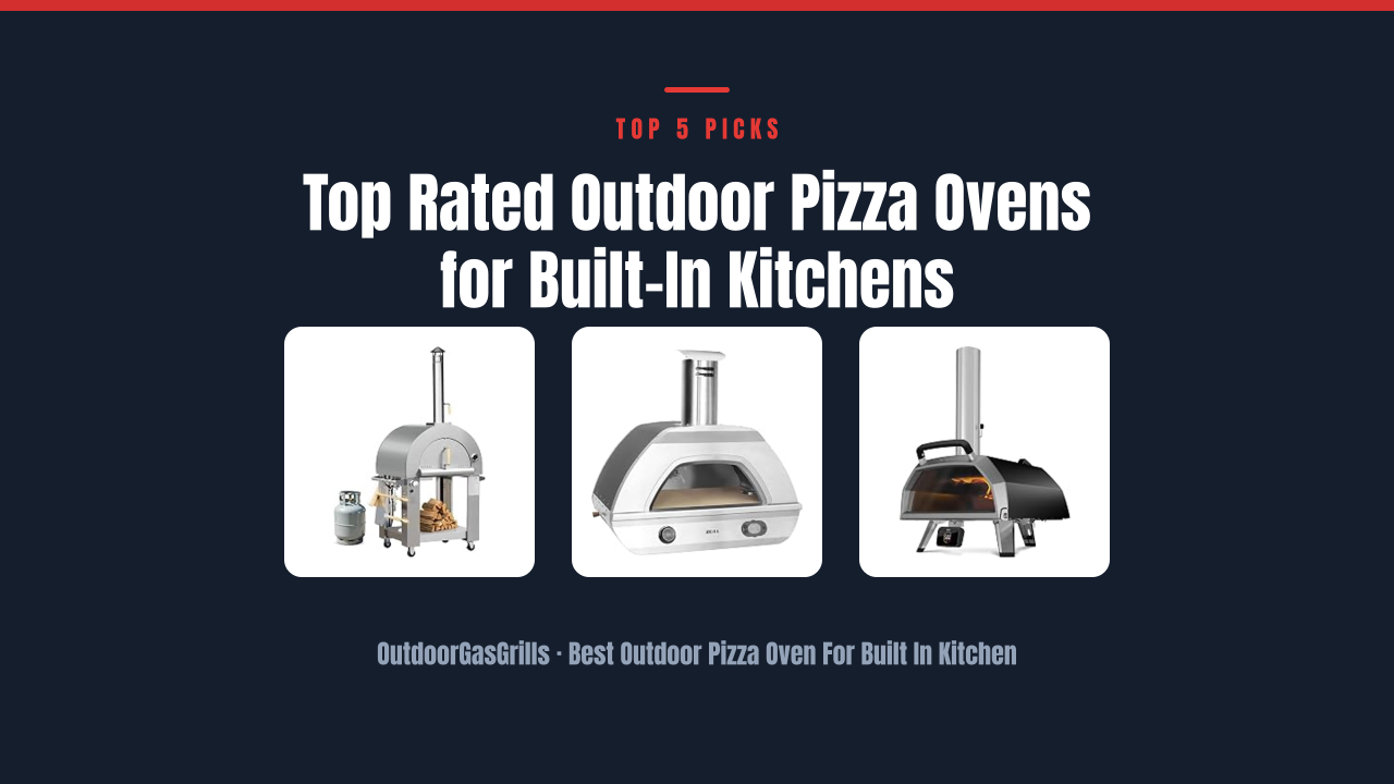 Top Rated Outdoor Pizza Ovens for Built-In Kitchens