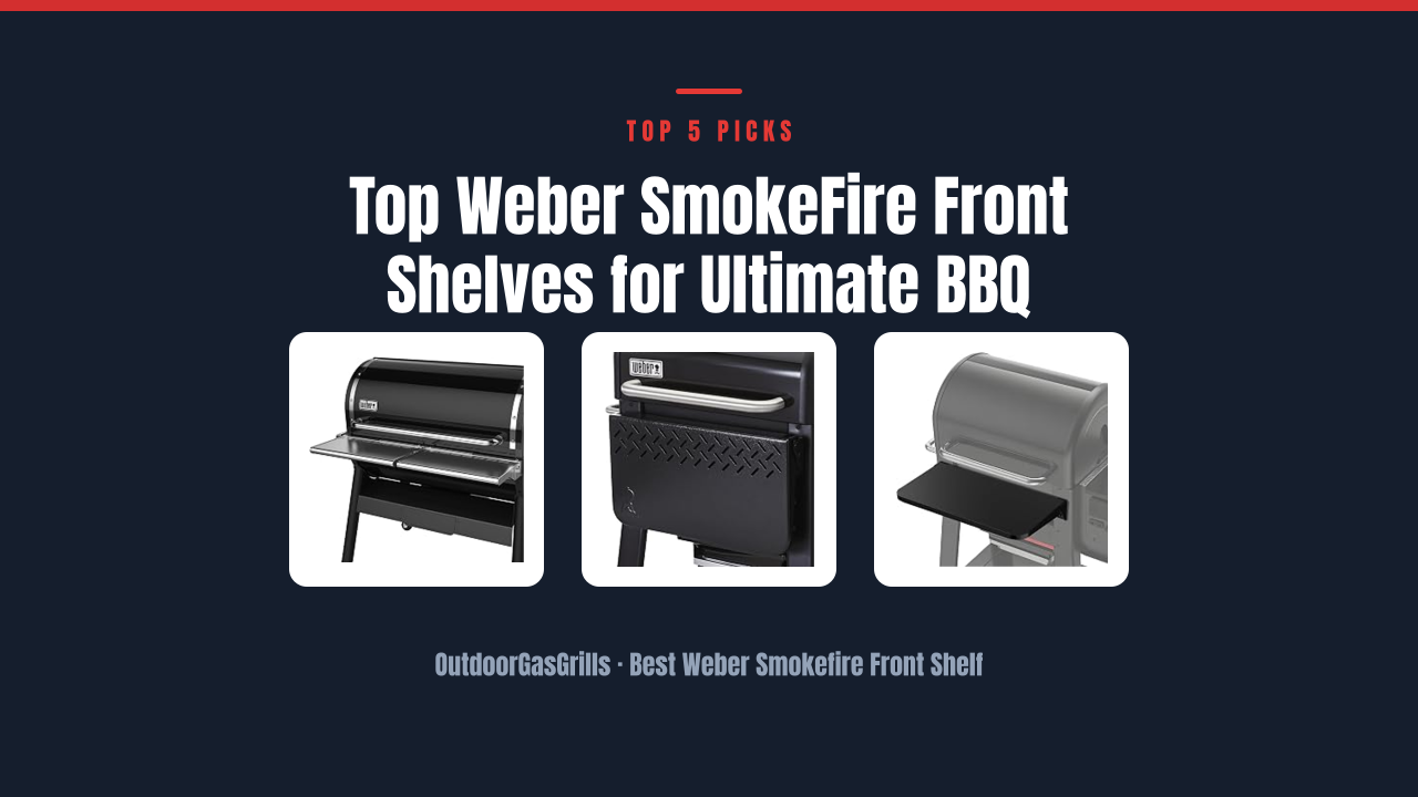 Top Weber SmokeFire Front Shelves for Ultimate BBQ